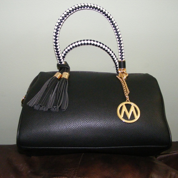 Mia Farrow Handbags - Mia Farrow Satchel Black